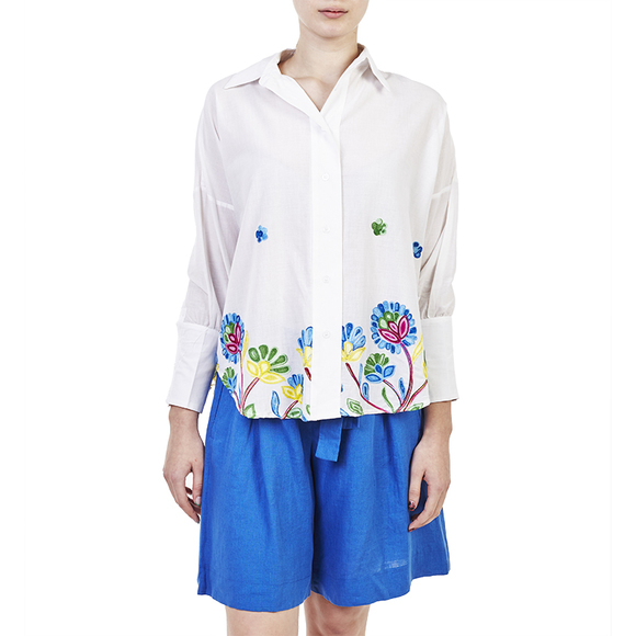 Elmas Phil Blouse Women size L White - Picture 2 of 5